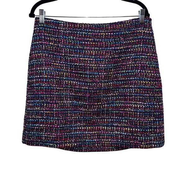 Loft Womens Multicolor Tweed Skirt Size 12 - Picture 1 of 7